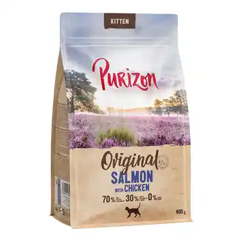 Zooplus 400g Purizon Kattenvoer Kitten Zalm met Kip aanbieding