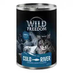 Zooplus 6 x 400 g Wild Freedom - Cold River - Zeezalm & Kip aanbieding