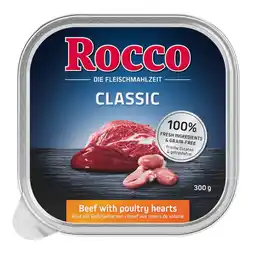 Zooplus Rocco Classic Hondenvoer Classic Rund met kippenharten aanbieding