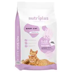 Zooplus 5% korting! Nutriplus Kitten droogvoer 2kg aanbieding