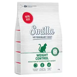 Zooplus 4kg Smilla Veterinary Diets Droogvoer - Weight Control Rund aanbieding
