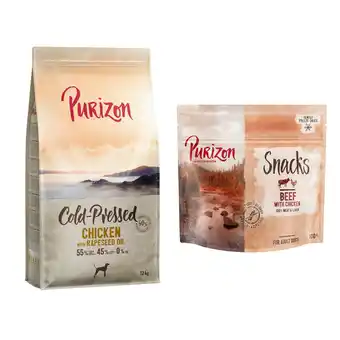 Zooplus 12 kg Purizon - Coldpressed Kip met Koolzaadolie aanbieding