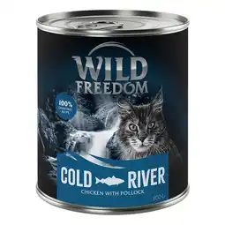 Zooplus 12 x 800 g Wild Freedom natvoer - Cold River - Koolvis & Kip aanbieding