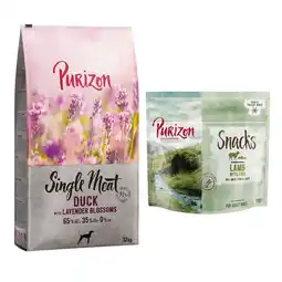 Zooplus 12 kg Purizon - Adult Single Meat: Eend met Lavendelbloemen aanbieding