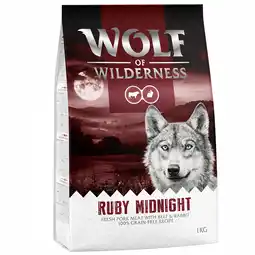 Zooplus 4kg Wolf of Wilderness - Ruby Midnight - Rund & Konijn aanbieding