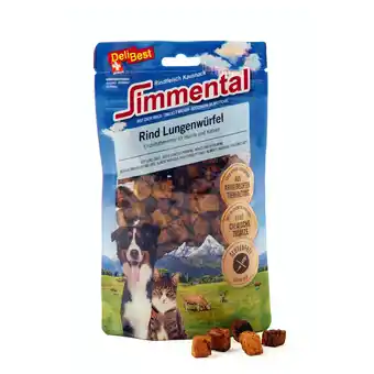Zooplus Voordeelverpakking: 4x60g DeliBest Simmental rundvlees longblokjes hondensnacks aanbieding