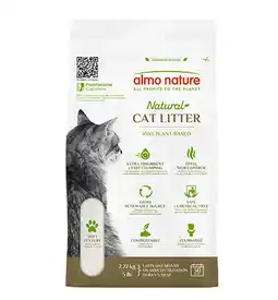 Zooplus 15 % korting Almo Nature kattenbakvullling zachte textuur 2,27 kg en 4,54 kg aanbieding
