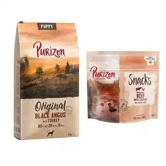 Zooplus 12 kg Purizon - Puppy Black Angus-Rund met Kalkoen aanbieding