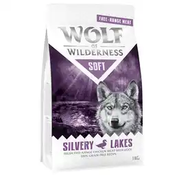 Zooplus 4kg Wolf of Wilderness - Soft - Silvery Lakes - Scharrelkip & Eend aanbieding