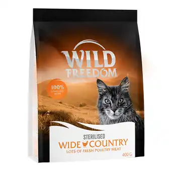 Zooplus Wild Freedom Adult Sterilised Wide Country met Gevogelte Kattenvoer droogvoer (graanvrij) aanbieding
