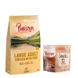 Zooplus 12 kg Purizon - Large Adult Kip & Vis aanbieding