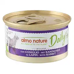 Zooplus 5 + 1 Gratis! Almo Nature Daily Menu natvoer voor katten 6 x 85 g aanbieding