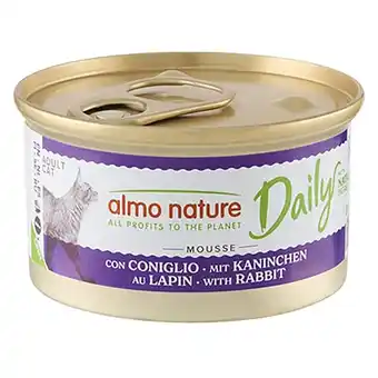 Zooplus 5 + 1 Gratis! Almo Nature Daily Menu natvoer voor katten 6 x 85 g aanbieding