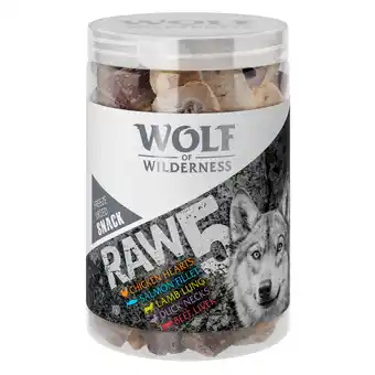 Zooplus Wolf of Wilderness Mixpakket Hondensnacks RAW gevriesdroogd aanbieding