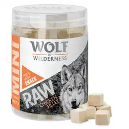 Zooplus 60 g Wolf of Wilderness Mini Kipfilet Hondensnacks aanbieding
