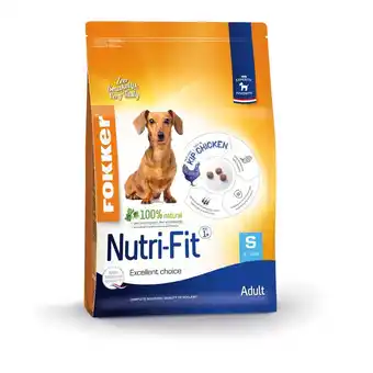 Zooplus 5% korting! 13 kg Fokker Adult droogvoer - Fokker Nutri-Fit S - 7 kg aanbieding