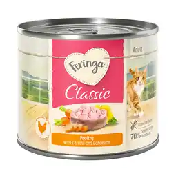 Zooplus 24x200g Feringa Classic Meat Gevogelte aanbieding