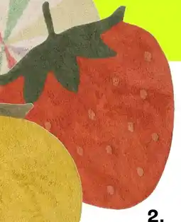 Kwantum Vloerkleed Aardbei aanbieding