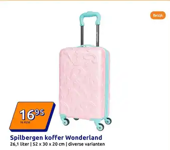 Action Spilbergen koffer Wonderland aanbieding