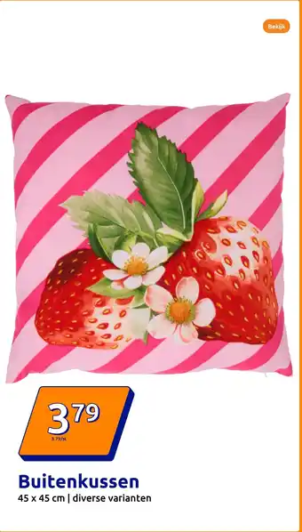 Action Buitenkussen aanbieding