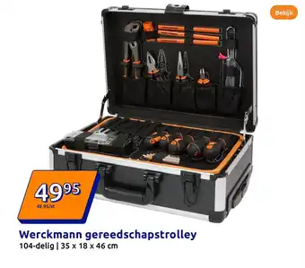 Action Werckmann gereedschapstrolley aanbieding