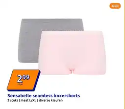 Action Sensabelle seamless boxershorts aanbieding