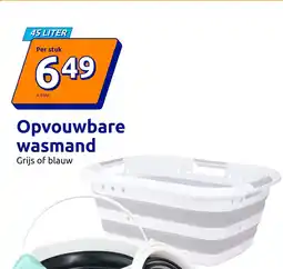 Action Opvouwbare wasmand aanbieding