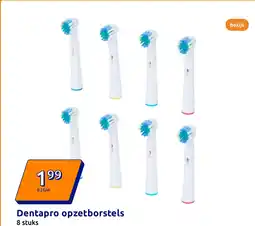 Action Dentapro opzetborstels aanbieding