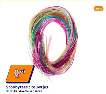 Action Scoobytastic touwtjes aanbieding
