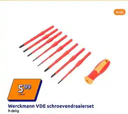 Action Werckmann VDE schroevendraaierset aanbieding