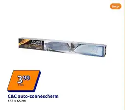 Action C&C auto zonnescherm aanbieding