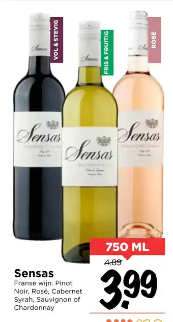 Vomar Voordeelmarkt Sensas 750ml aanbieding