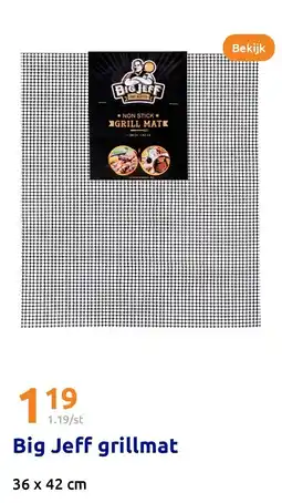 Action Big Jeff grillmat aanbieding