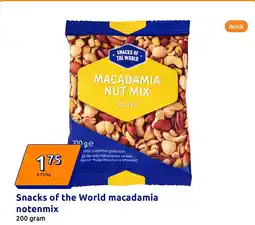 Action Snacks of the World macadamia notenmix aanbieding