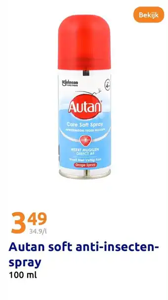 Action Autan soft anti insecten spray aanbieding
