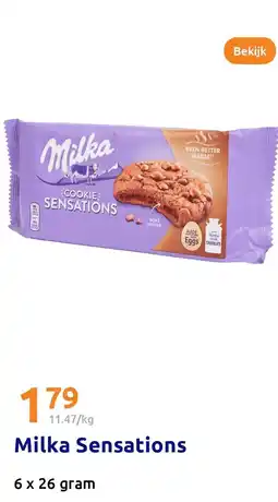 Action Milka Sensations aanbieding