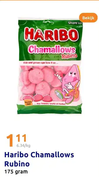Action Haribo Chamallows Rubino aanbieding