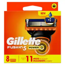 De Online Drogist Gillette Fusion 5 Power Scheermesjes 8ST aanbieding