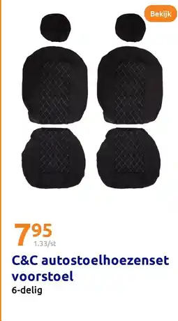 Action C&C autostoelhoezenset voorstoel aanbieding