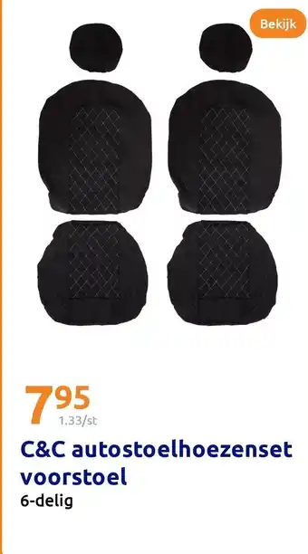 Action C&C autostoelhoezenset voorstoel aanbieding