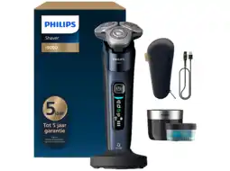 MediaMarkt Philips Shaver I9000 X9003/30 Scheerapparaat Blauw aanbieding