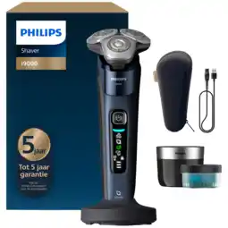 MediaMarkt Philips Shaver I9000 X9003/30 Scheerapparaat Blauw aanbieding