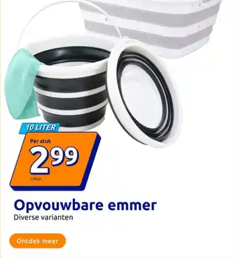 Action Opvouwbare emmer aanbieding