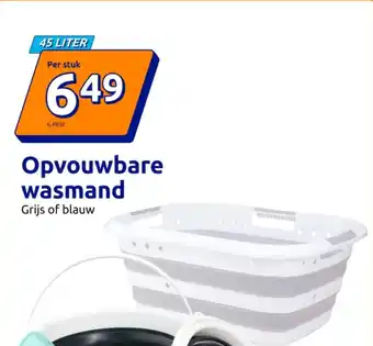 Action Opvouwbare wasmand aanbieding