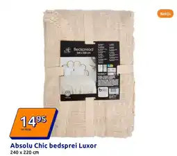 Action Absolu Chic bedsprei Luxor aanbieding