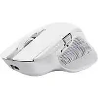 Bol.com Trust Ozaa+ - Ergonomische Draadloze muis - Oplaadbaar - Multiconnect USB & Bluetooth - Wit aanbieding