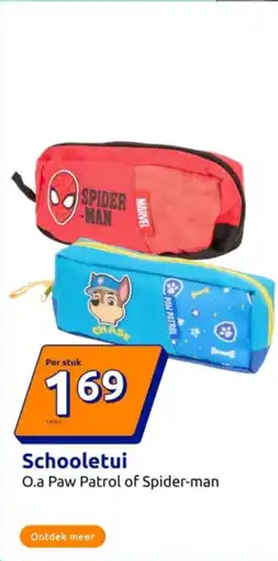 Action Schooletui aanbieding