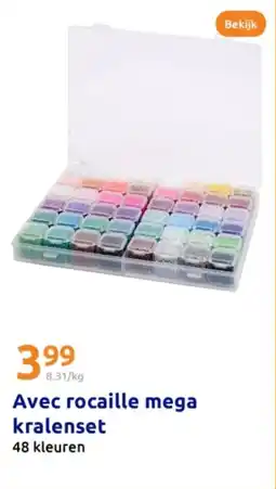 Action Avec rocaille mega kralenset aanbieding