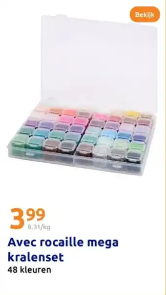 Action Avec rocaille mega kralenset aanbieding