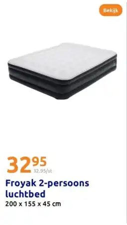 Action Froyak 2 persoons luchtbed aanbieding